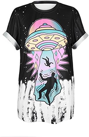 MHOTCIG Fashion Couple Tops Women Summer Casual T Shirt Punk Sleeve Printed T-Shirts