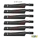 bbq factory® Replacement Cast-Iron Grill Pipe Burner JBB351 (6-pack) Select Gas Grill Models By Brinkmann, Kenmore, Grill Zone, Nexgrill, Charmglow and Others