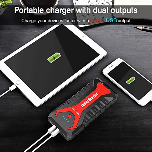 2 DBPOWER+19200mAh+Portable+Starter+Flashlight