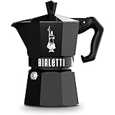 Bialetti Mocha Exclusive Black 3 Cup Open Fire (Coffee Maker, Espresso Maker, Makinetta)