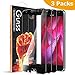 3-Pack Motorola Moto z2 Force Tempered Glass Screen Protector, MEBUYZ Full Coverage Anti-Fingerprint Bubble-Free Shatterproof Screen Protector Film, Lifetime Replacement Warranty, Black