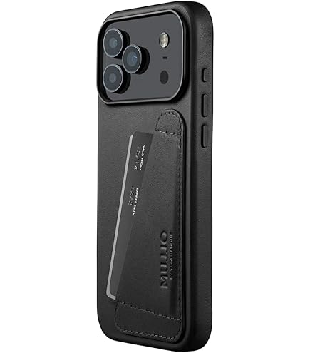 Amazon.com: Mujjo Leather Wallet Phone Case - Fits iPhone 15 Pro