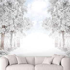 signwin Wall Mural Foggy Forest Removable Self-Adhesive Wallpaper...