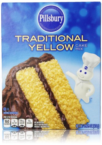 Pillsbury Traditional Cake Mix, Yellow, 15.25 Oz