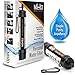 Nature's Hangout Personal Water Filter Straw for Camping, Hiking, Travel, and Emergency Preparedness with New .01 Nano Tech Filtration. Includes Boost Bag + Survival Tube + Flush Syringe
