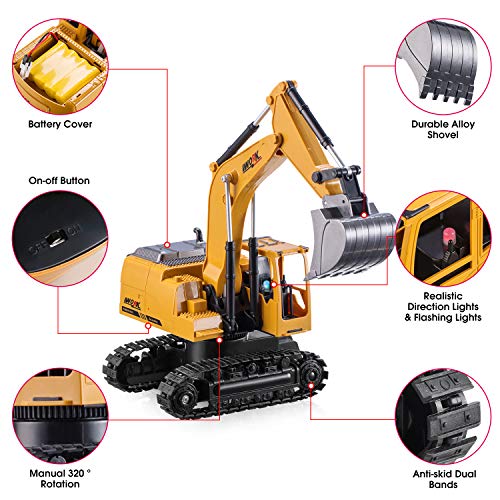 Tuptoel Remote Control Excavator Full Functional Construction Vehicle