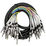 Seismic Audio SASRT-16x25 - 25-Feet Long 16 Channel 1/4-Inch TRS Snake Cable