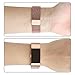 POY For Fitbit Charge 2 Bands, Milanese Loop Stainless Steel Bracelet Smart Watch Strap with Unique Magnet Lock for Fitbit Charge 2 Replacement Wristbands Large Small
