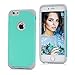 MOLLYCOOCLE iPhone 6 Plus, iPhone 6s Plus Case, Hybrid Heavy Duty Cover Dual Layer Hard PC Soft TPU Bumper Protective Cover for iPhone 6/6s Plus 5.5 inch, Mint Green