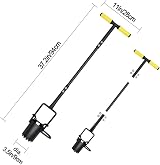 Colwelt Long Handle Bulb Planter Tool Serrated Sod Plugger for Tulips Daffodils view 8