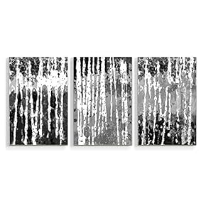 3 Panel Canvas Wall Art Silver Birch Pictures Home Wall Decorations for Bedroom Living Room Paintings Canvas Prints Framed - 16"x24" x 3 Panels