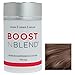 Boost N Blend Medium Brown Scalp Concealer with Bonus Magnifying Mirror - Undetectable & Natural Hair Thickener - Hair Building Fibers for Thinning Hair & Visible Scalp-Hair Volumizer for Women–25g