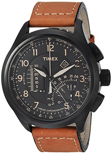 Timex Men's T2P277 Intelligent Quartz Analog Display Analog Quartz Brown Watch