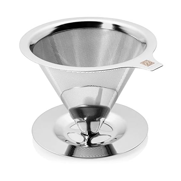 Pour Over Coffee Dripper Slow Drip Ultra Fine Double Layer Pour Over