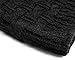 Lanzom Women Lady Fashion Winter Warm Knitted Hat and Scarf Set Skullcaps (Black)