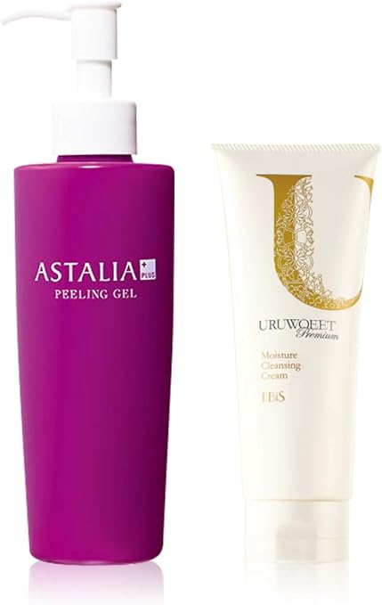 Amazon エビス化粧品 Ebis アスタリアピーリングジェルｄｘ0ｇ ウルオイートモイスチャークレンジングクリームアスタキサンチン配合 Ebis ゴマージュ ピーリング 通販