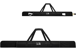 CSOKRE Color Guard Flag Bag,For Flagpoles Rifles and Saber,color guard flag and pole set Carrying Bag For Winter Guard and Marching Band | Heavy-Duty Storage bag | Adjustable Shoulder Strap & handle