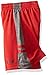 STX Big Boys' 2 Piece Performance Athletic T-Shirt and Short Set, Gray/Engine Red, 12
