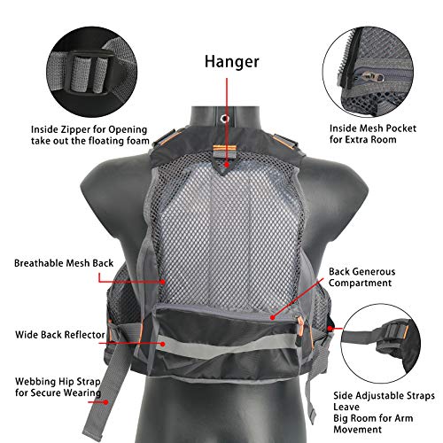 Amarine Made Fly Fishing Vest Pack (Fishing Vest/Fishing Sling Pack ...