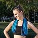 Your Choice Cooling Towel, Cooling Neck Wrap Snap Cold Towel for Athletes Sports Golf Yoga Workout Outdoor Men and Women Blue 12 x 40 Inch