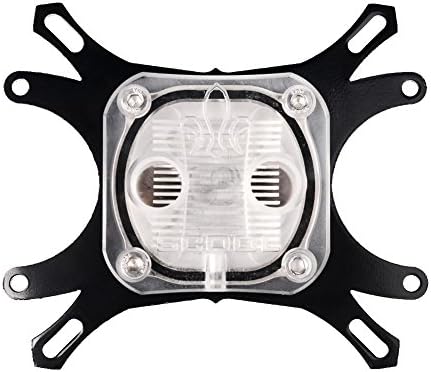 Shinena CPU Water Cooling Block ,CPU Waterblock, Water Block with Copper Base Cool Inner Channel