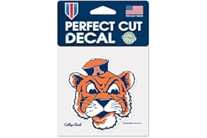 Auburn Tigers Official NCAA 4 inch x 4 inch Die Cut Car Decal by Wincraft