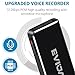 Mini Voice Recorder for Lectures,EVIDA 8GB Digital Sound Audio Recorder Mac Compatible Dictaphone 36 Hours Recording Device,USB,Rechargeable