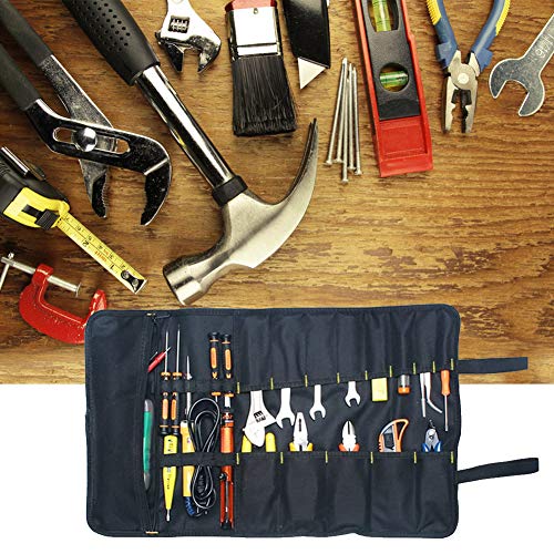 Hense Large Wrench Roll Up Tool Roll Pouch Bag Big Tote Carrier