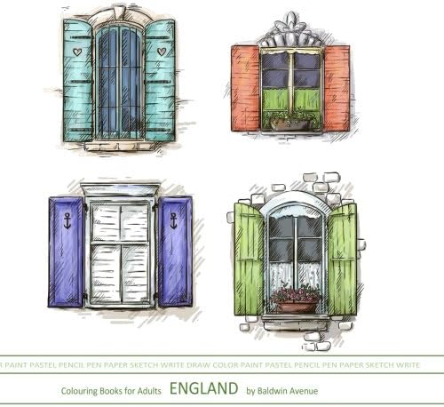 Colouring Books for Adults England: Travel Coloring Books in al; Coloring Books England in al; Coloring Books London in al; England Coloring Books in ... in al; Secret GArden Coloring Book in al; Paperback – 11 Feb 2016