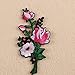 11PC Rose And Flower Floral Collar Sew Patch DIY Embroidered Sew Iron on Patch Chinese Style by Perman