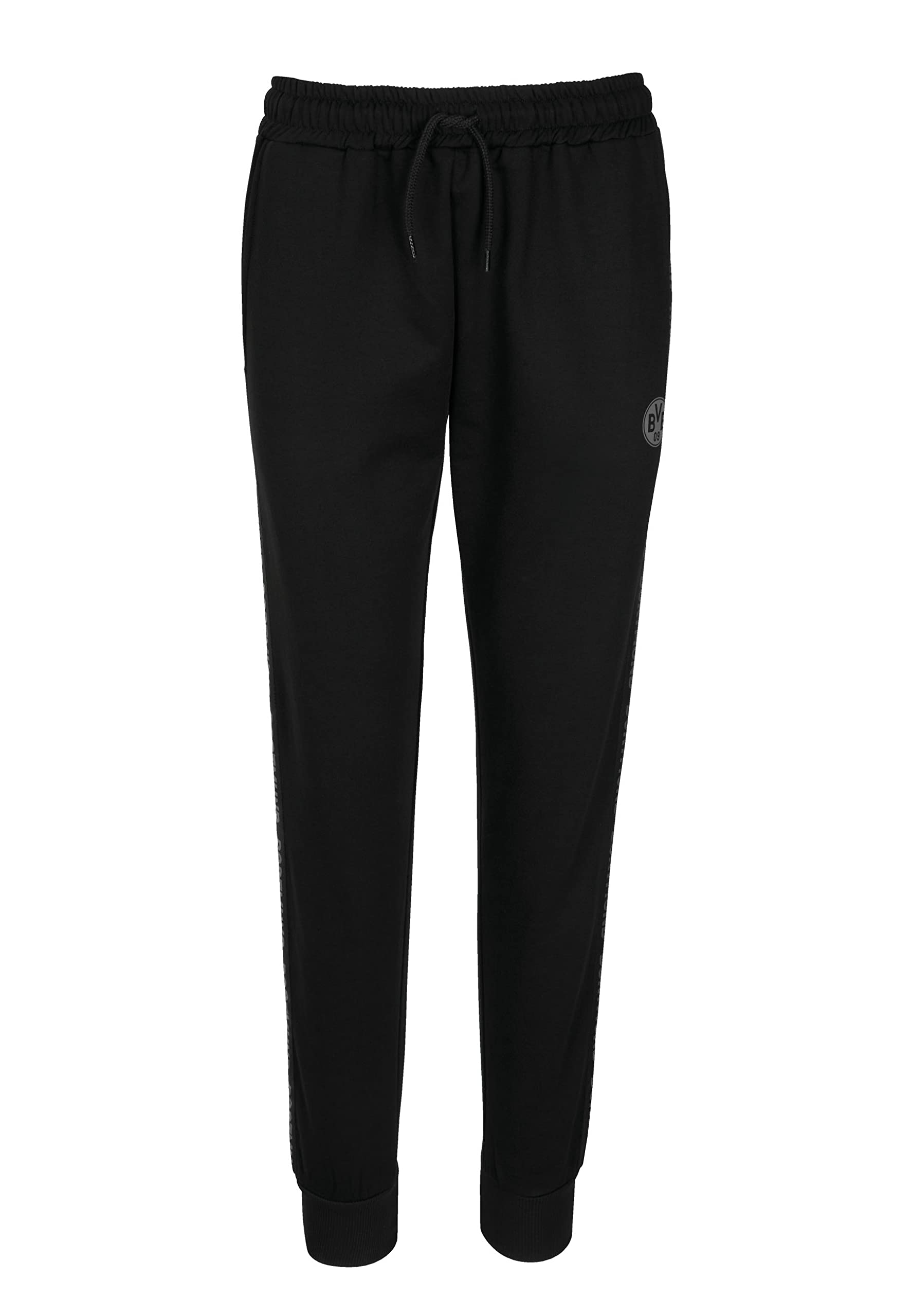 Borussia Dortmund BVB Jogging Bottoms for Women, Black, Size XS