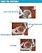 Silver Stainless Steel mason jar hanger, mason jar hooks, Wire Handles (Handle-Ease) for Mason, Ball, Canning Jars (8 Pcs, Regular Mouth)