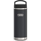THERMOS ICON SERIES Stainless Steel Water Bottle with Screw Top Lid - 32 Ounce, Granite - Insulated Water Bottle with Lid