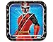 amscan Power Rangers Ninja Steel Dinner Plate, 8-Count Black, 9