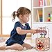 Wooden Activity Cube for Toddlers, Wooden Toys, Baby Activity Center, Classic Bead Maze Toys, Educational Learning Toys for Kids Birthday Gift for Kids