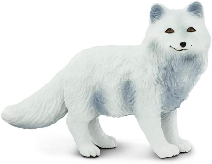 Safari Ltd. North American Wildlife – Arctic Fox – Realistic Hand Painted Toy Figurine Model – Quality Construction from Phthalate, Lead and BPA Free Materials – For Ages 3 and Up