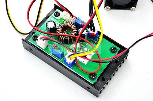 12V TTL High Power 450nm 4W 4000mw Adjustable Blue Laser Dot Module Engraver with Heatsink