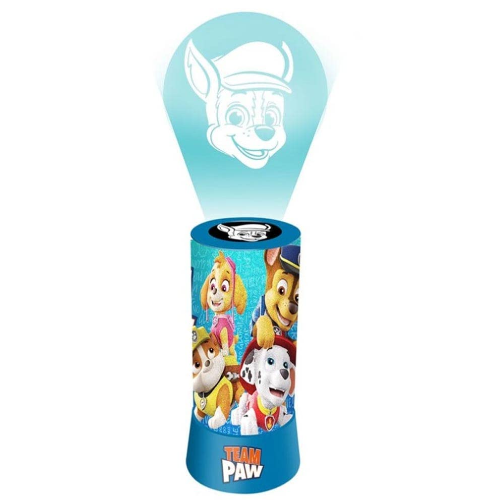 Paw Patrol Cylindrical LED Projector (PW16538), Blue, Single