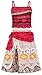 AmzBarley Moana Costume for Girls Two-Pieces Skrit Sets Fancy Party Dress Up Outfits Size 10 Red