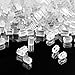 Whaline 1000 Pieces Earring Safety Backs Clear Rubber Earring Stoppers Replacement for Beading & Jewellery-Making