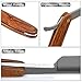 Straight Edge Razor Shaving Shaver for Men, Matte-Finish Blade Tainless Steel Cutthroat Handmade Sharp, Vintage Pure Wood Handle