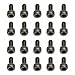 Globalstore 200 Pcs M2.5x6 SHCS12.9 Steel Alloy Hex Pan Head Knurled Cap Screw Bolt for RC Airplane Motor FPV Frame (M2.5x6)