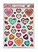 Darice, Valentine's Day, Static Cling Window Decorations, 4 Large Sheet Sets