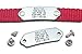 LuckyPet Rivet-On Pet ID Tag - Personalized, Silent and Customized Pet ID Tag in Matte Finish Stainless Steel - Suitable for Cats and Dogs - Heavy-Duty Pet Identification - Engraved Pet Tags - Medium