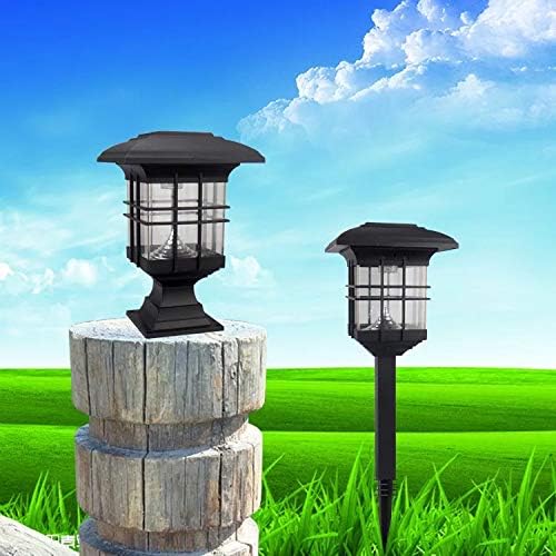Epyz 5w Solar Powered LED Pillar Lamps, Warm White