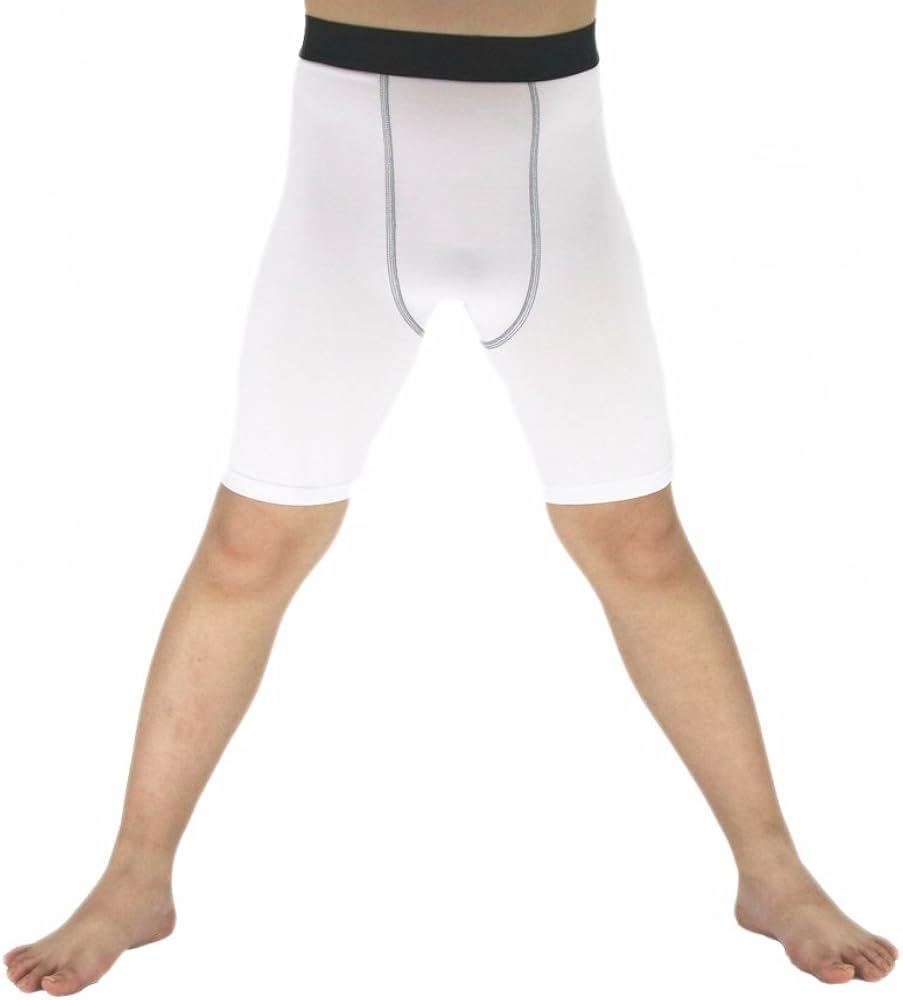 Sanke Youth Boys Soccer Running Shorts Sports Athletic Compression Short Leggings/Tights for Girls: Clothing