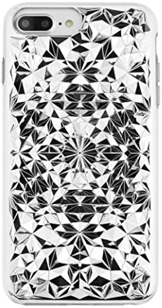 iPhone 7 Plus / iPhone 8 Plus Case, FELONY CASE - Kaleidoscope Case Protective Shock-Absorbing Geometric Screen Protective Case for iPhone 7 Plus / iPhone 8 Plus Case (5.5 inch) (Silver)