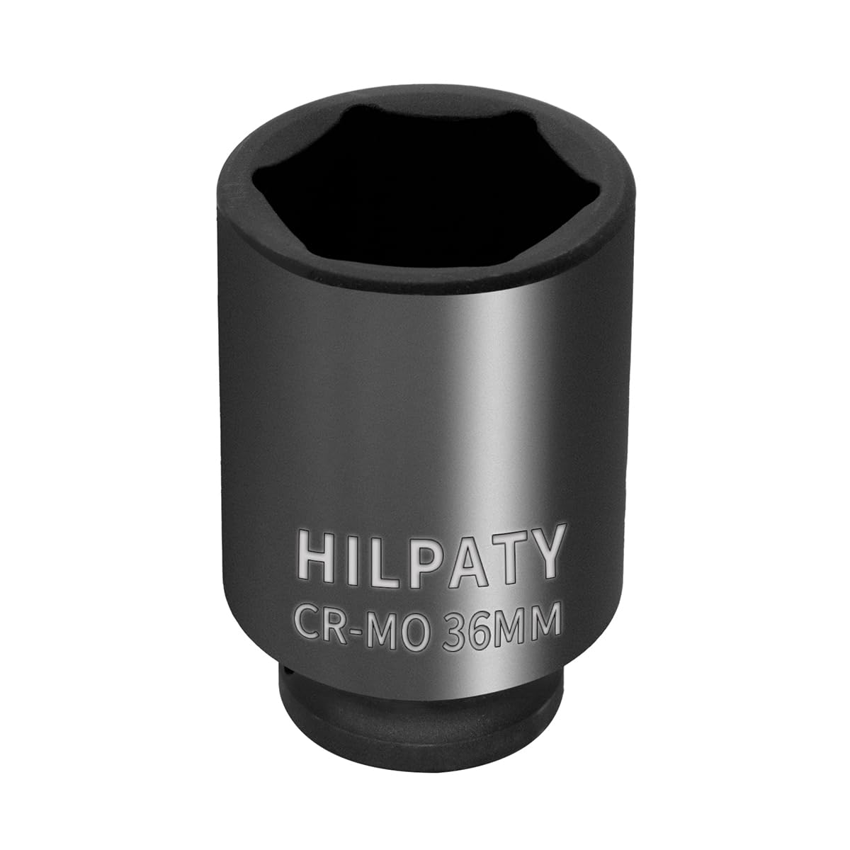 Hlipaty Impact Socket 36mm, 1/2" Square Drive 6 Point Cr-Mo Deep Socket, 78mm Length — image 1