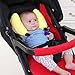 KAKIBLIN Infant Car Seat Head Support Baby Banana Neck Pillow for Function-Stroller,Car Seat Baby Newborn Travel Pillow, Yellow