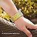 Valuebuybuy Stainless Steel Metal Clasp Buckle Wrist Strap for Apple Watch - Gold/38mm